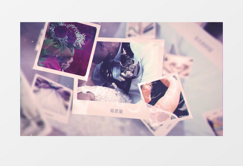 笔刷动画电子相册ae模板