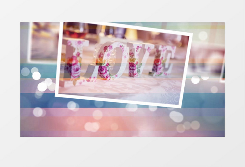 梦幻的美好回忆婚礼相册模板AE视频