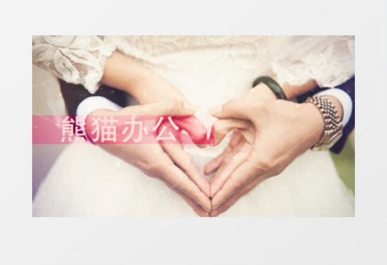 婚礼 宣传展示 广告 电子相册 视频素材