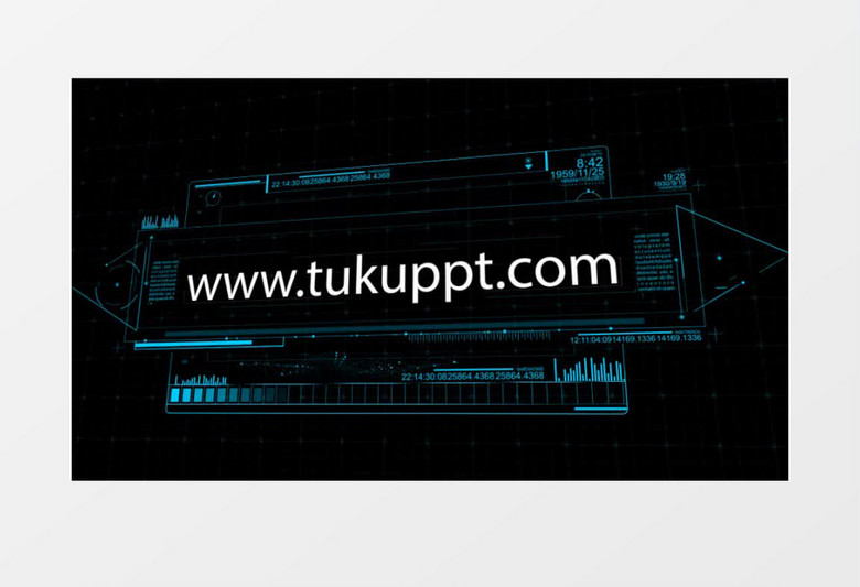 高科技可视化元素线条AE模板