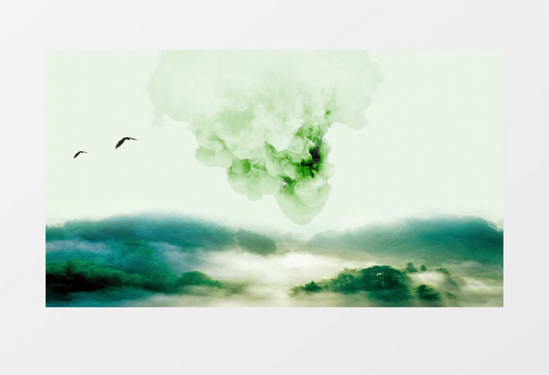 水墨中国风诗词AE模版