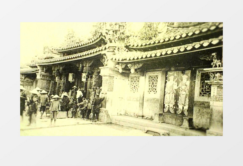 泛黄年代感中国近代历史栏目片头AE模板