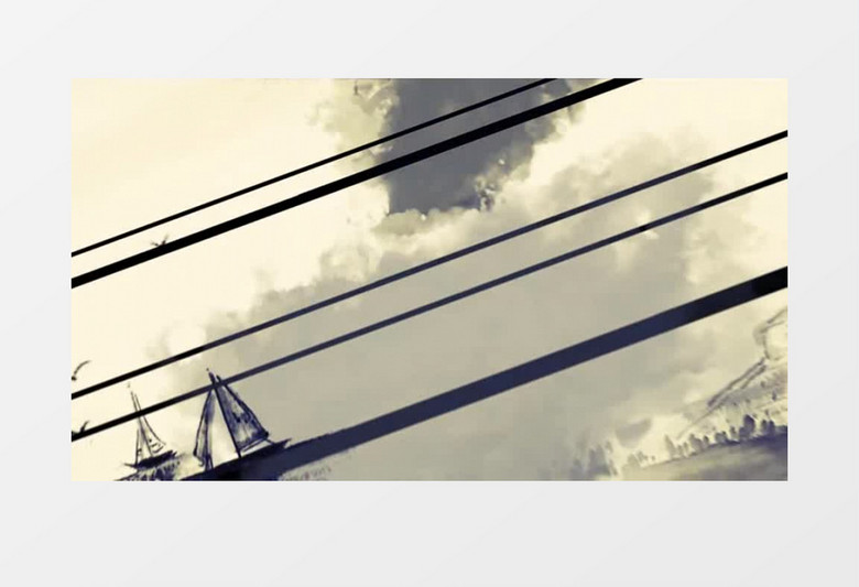 水墨晕染中国风开场片头AE模板