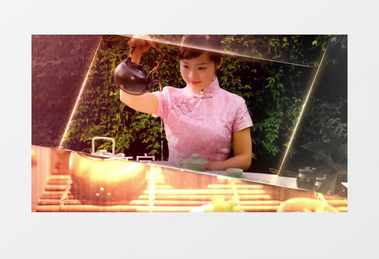 中国茶艺文化栏目包装AE模板