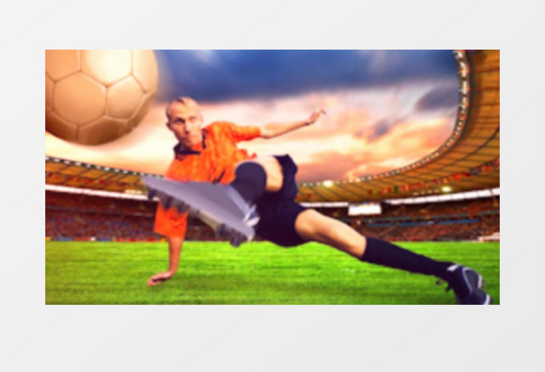体育足球比赛宣传视频AE模板