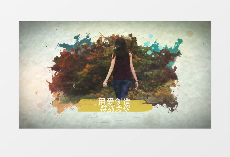 中国风水墨重阳节宣传视频