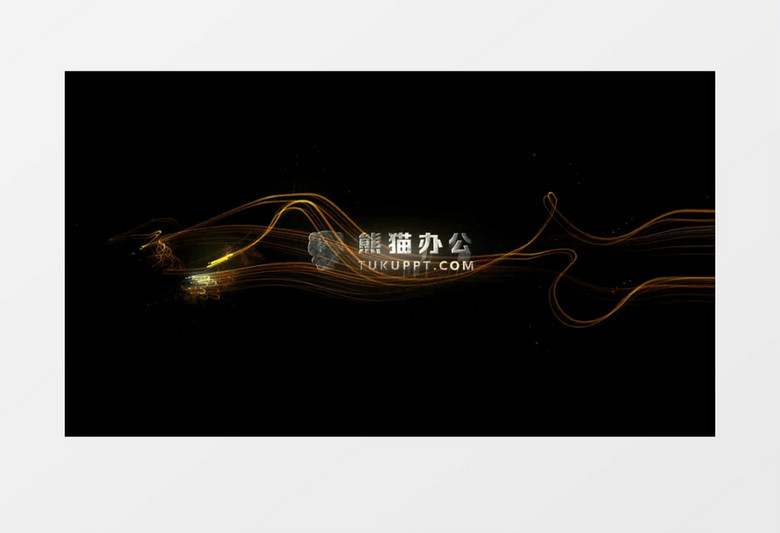 3D效果线条粒子Logo演绎AE模板