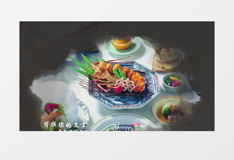 舌尖上的中国之美食栏目节目包装AE模板