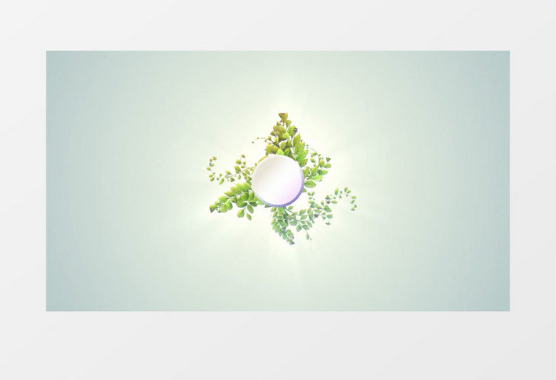 精美的植物生长动画字幕标题展示AE模板