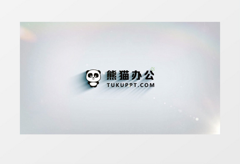 粒子圆形排列游走动画logo演绎模板