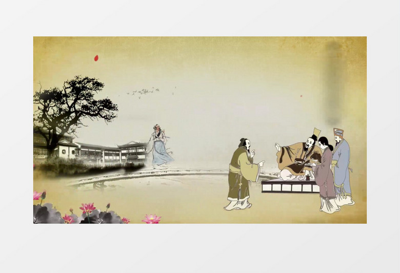 八卦太极元素怀旧古典墨水中国风ae宣传视频片头模板 folder