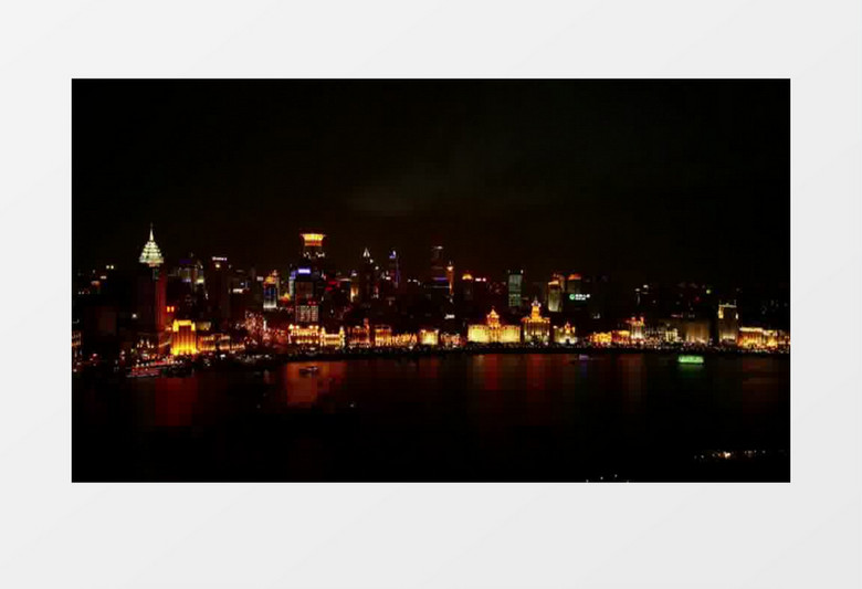 航拍城市夜景延时视频素材AE模板下载-86资源网