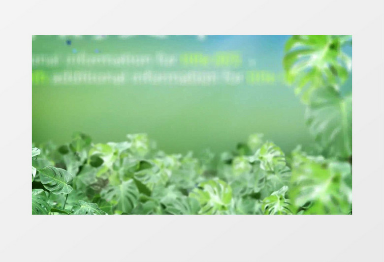 绿色环保生态环境宣传片AE视频模板