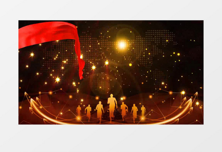 2019猪年大气企业年会开场颁奖盛典广告