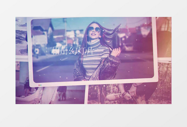 旅行记忆夏天假期旅游照片相册动画AE模板