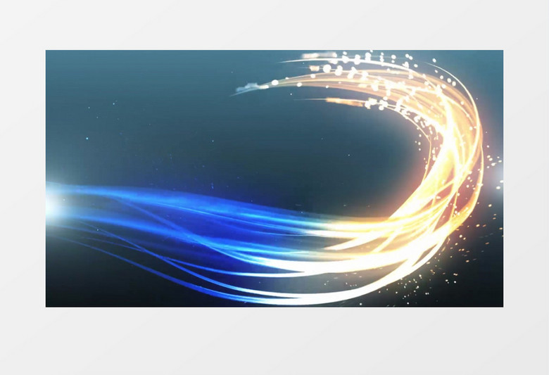 粒子线条logo展示ae模板