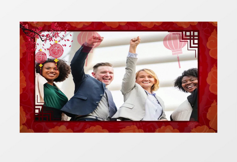 大气喜气洋洋迎新春AE模板