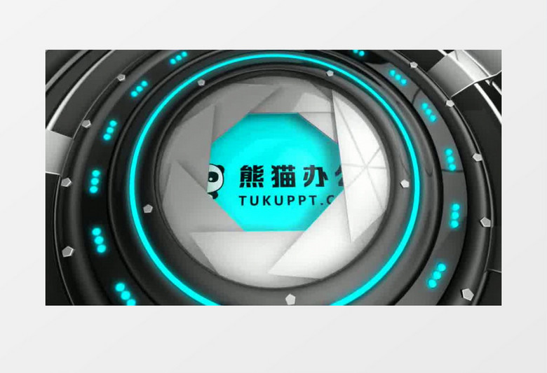 科技感3Dlogo揭示AE模板
