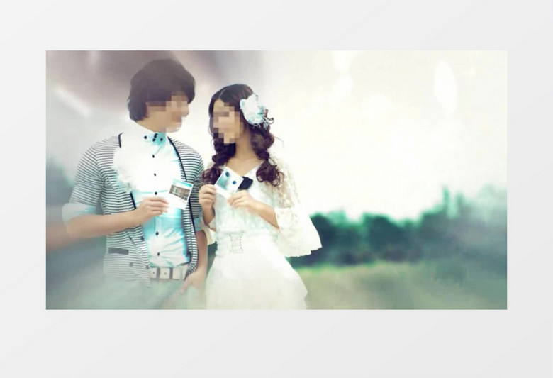 唯美浪漫婚礼电子相册AE模板