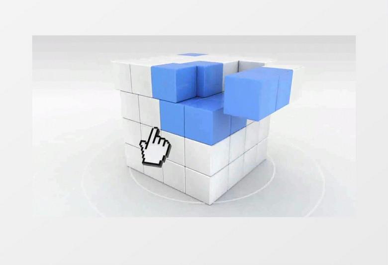 商务高级立方体转场ae视频素材模板