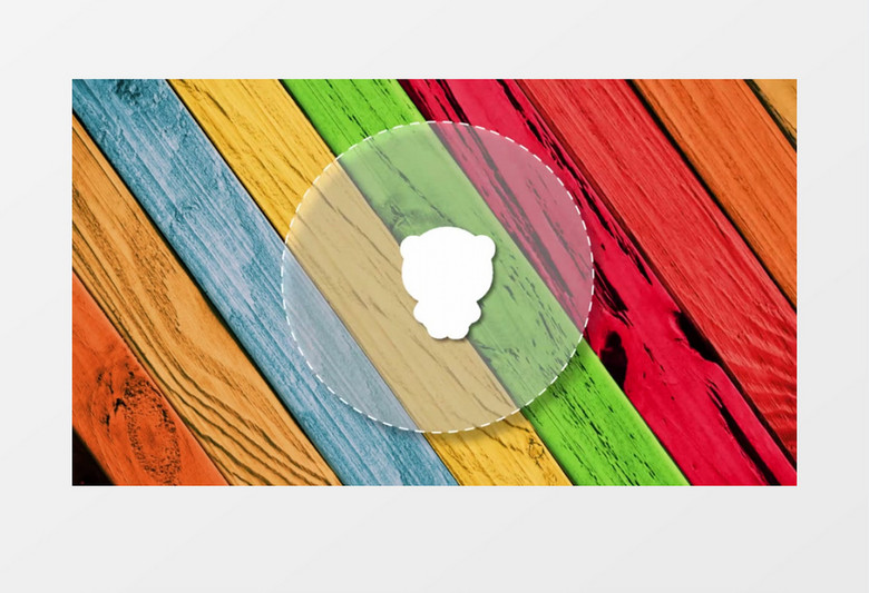 动感时尚彩色logo展示公司片头AE模板