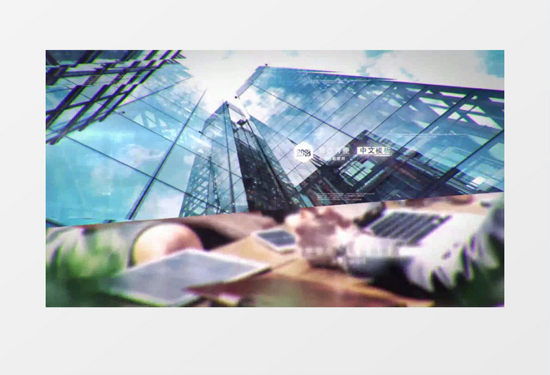 创意文字代码视频相册ae模板