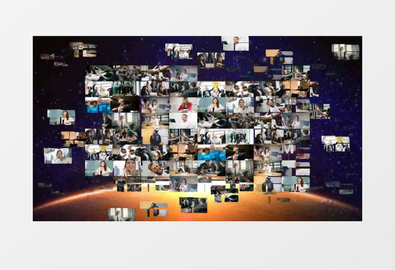 大气图片汇聚logo演绎AE模板