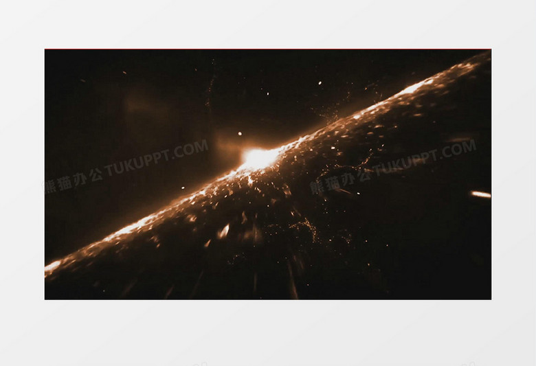 2021震撼大气金色粒子年会开场会声会影模板