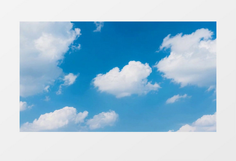 蓝天白云高清AI视频素材